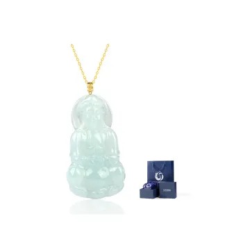 Yi Zhen Ge Ice Glutinous Jadeite Pendants Unisex