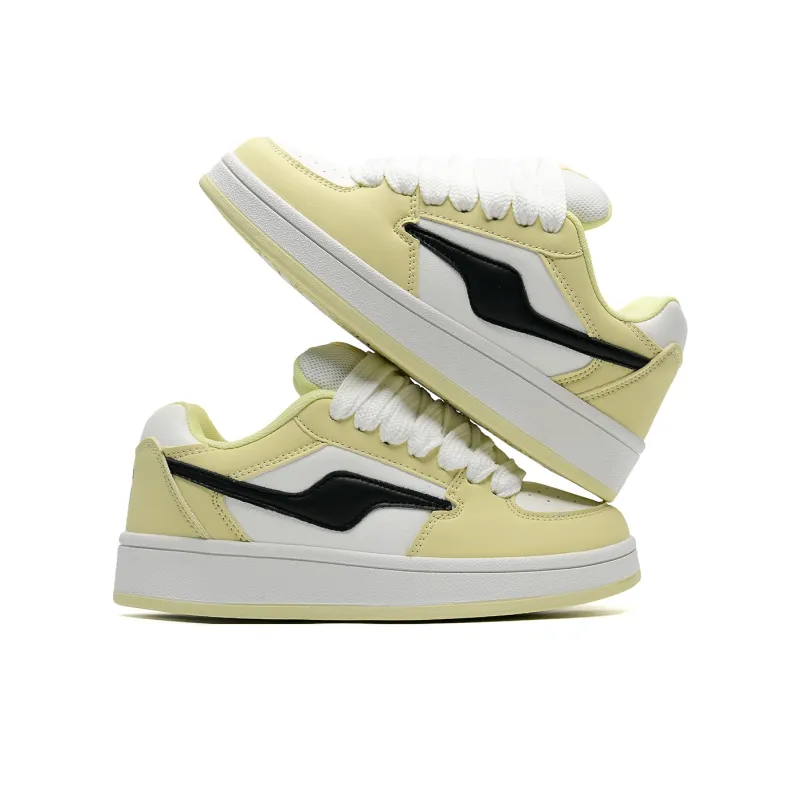 Z.SUO Slip-Resistant Lightweight Breathable Low-Top Skateboard Shoes Unisex White Gray Box Included-16