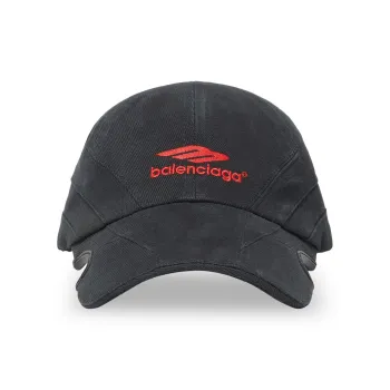 Balenciaga Logo Print Cap