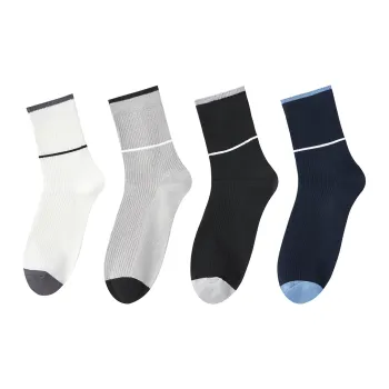 GOSO Mid Calf Socks Men's 4 Pack