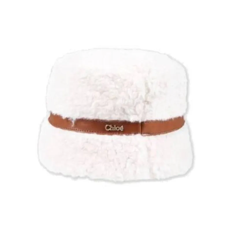 Chloé Kids Sheepskin Bucket Hat-1