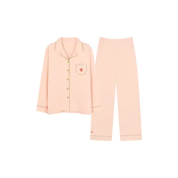 Cotton Has A Home Pajama Set Women's Carlo Pink