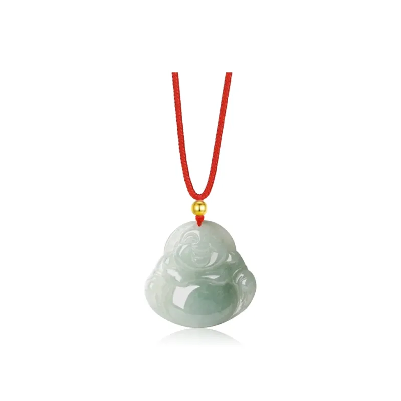 LOVING Bean Type Jadeite Necklaces Unisex-0