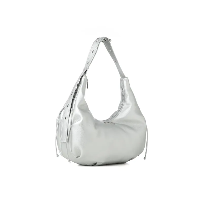SQUARE Line Cow Leather Shoulder Bag Regular Women's Multicolor-7