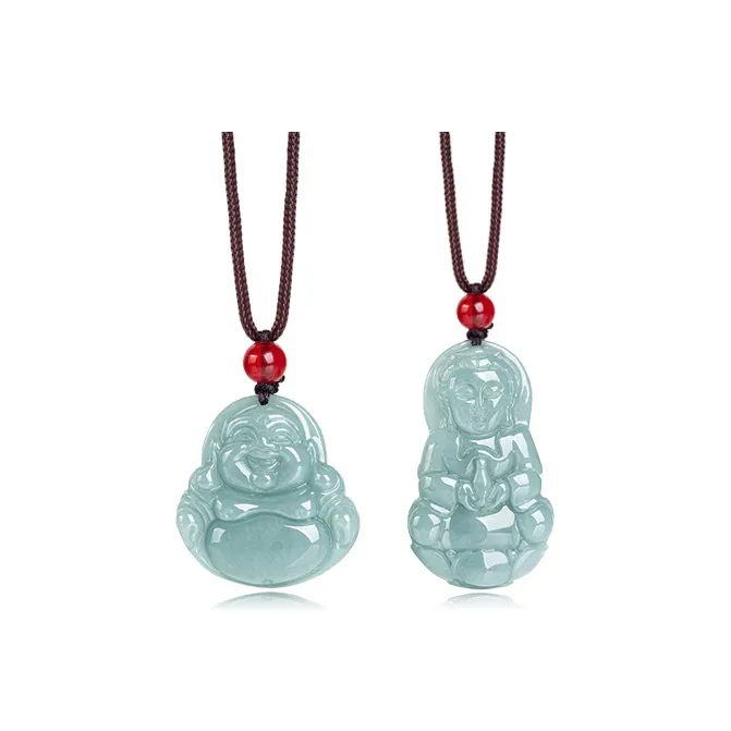 KING TAI SANG Glutinous Jade Jadeite Necklaces Unisex-2