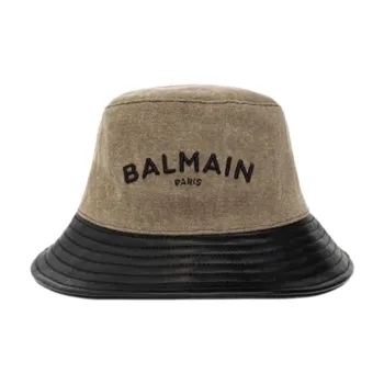 BALMAIN Bucket Hats Unisex Brown