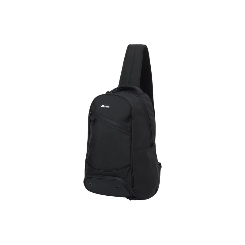Mizuno Polyester Shoulder Bag Unisex Black-1