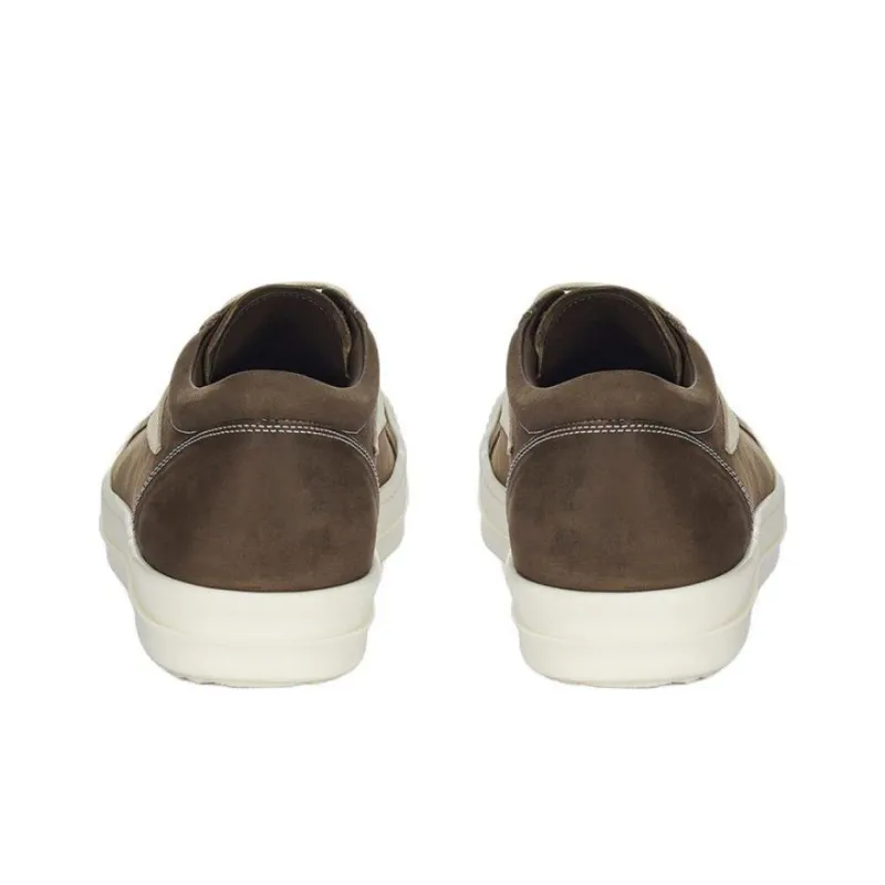 RICK OWENS/RO Low Top Skateboard Shoes Men's Brown-4