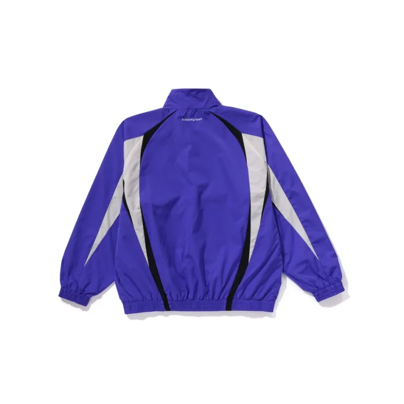 A BATHING APE Bathing Ape Logo Nylon Track Jacket-5
