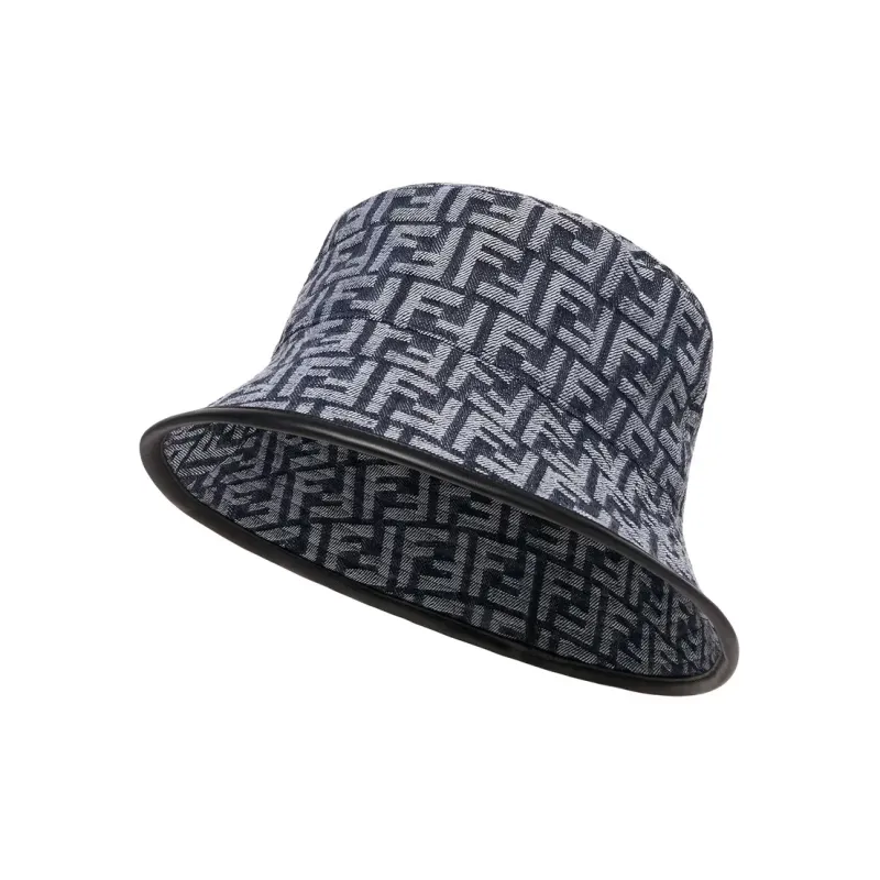 FENDI Bucket Hats Men Blue-0