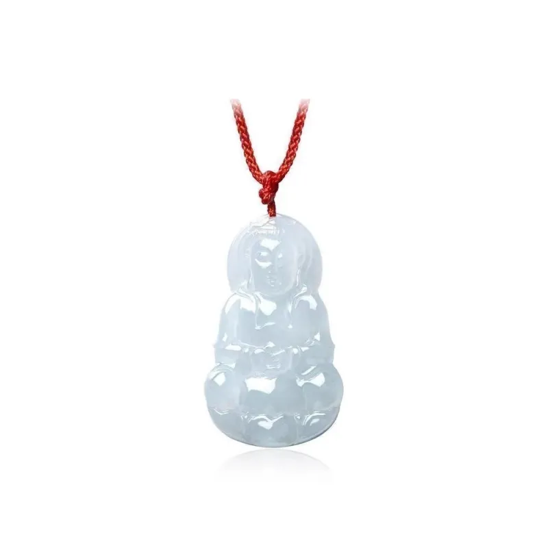 FMC Ice Glutinous Jadeite Necklaces Unisex-0