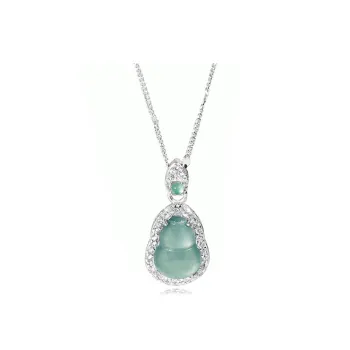 KING TAI SANG Glutinous Jade Jadeite Necklaces Women's