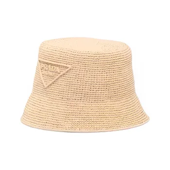 PRADA Straw Woven Bucket Hats Women's