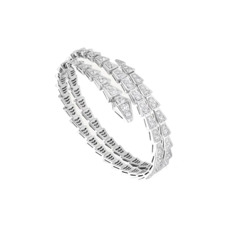 BVLGARI K Gold Bracelets Women's Silver-0