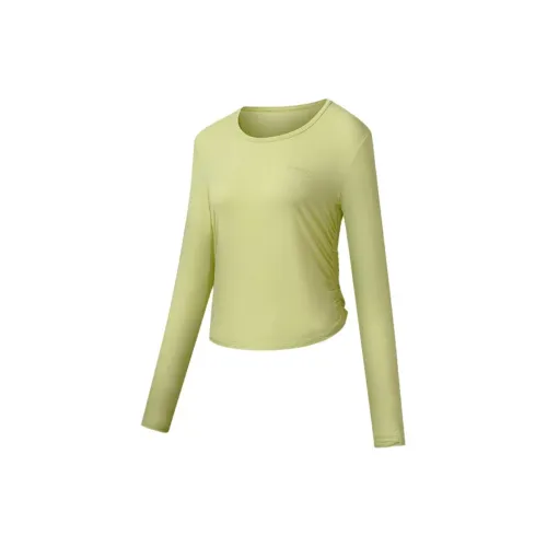 Saucony T-Shirts Women's Gray Yellow Green