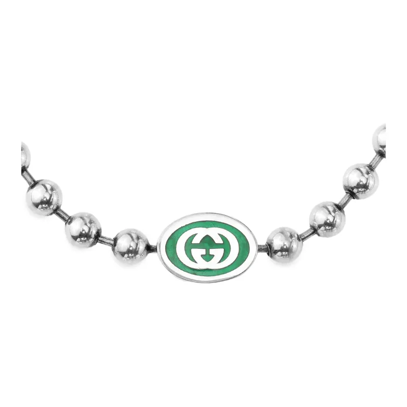 GUCCI Interlocking G Boule Chain Bracelet-1