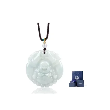 Yi Zhen Ge Glutinous Jade Jadeite Pendants Unisex