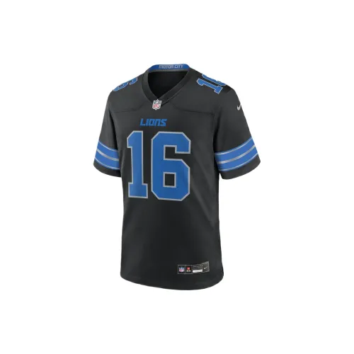 Nike Detroit Lions Soccer Jerseys Men Black