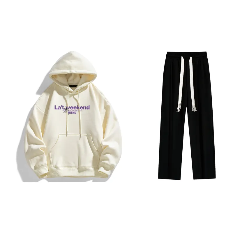 LA'T.WEEKEND Sweatshirt Set Unisex-5