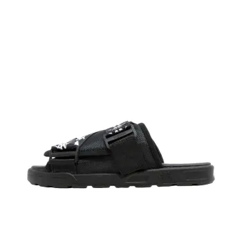 Kappa Strap Sandals Low Heel < 3cm Unisex Black