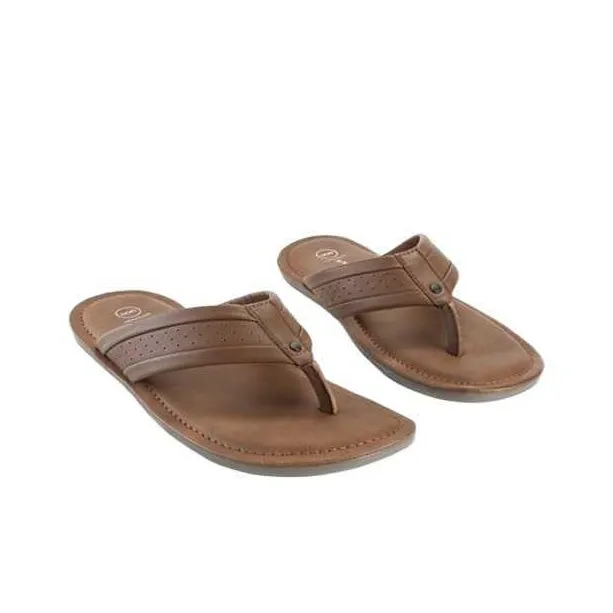 Hush Puppies Flip Flops Men's Brown-3