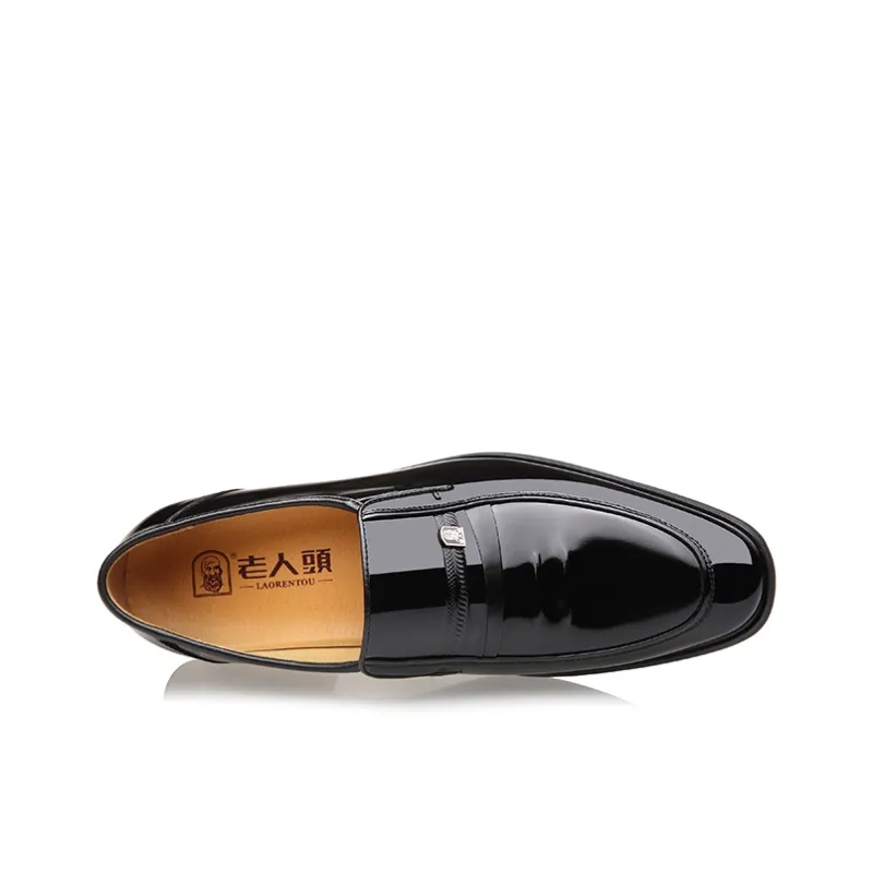 LAORENTOU Dress Shoes Men Low Top Black-19