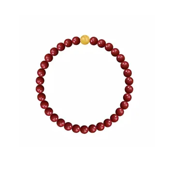 Bailiang Reconstructed Cinnabar Jade Bracelets Women's