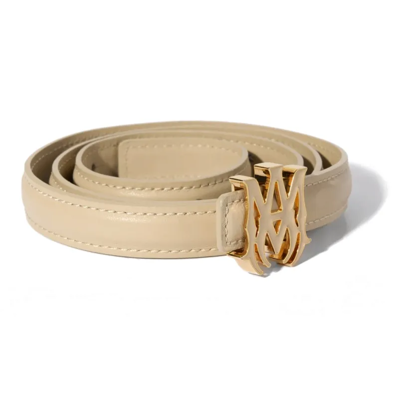 AMIRI Leather Belts Women's Beige-1