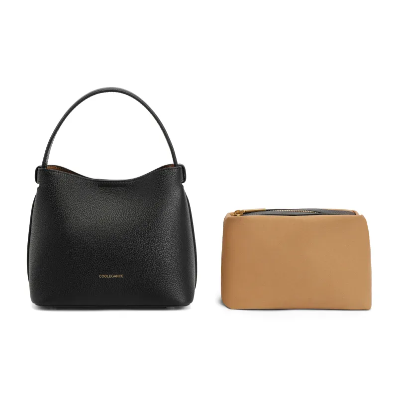 BELLE Cow Leather Crossbody Bag Trumpets Women's-24