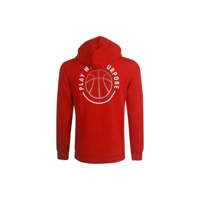 Adidas Neo M CS VRSTY HD Sweatshirt Men's Red-1
