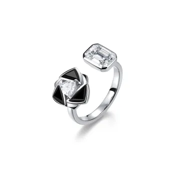 FANCI S925 Silver Rings Women's Gold Silver