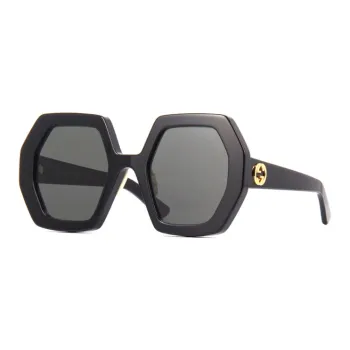GUCCI Oversized Heptagon frame Sunglasses