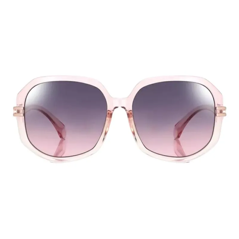 JINS TR/Memory Plastic Square Sunglasses Women's Pink-1
