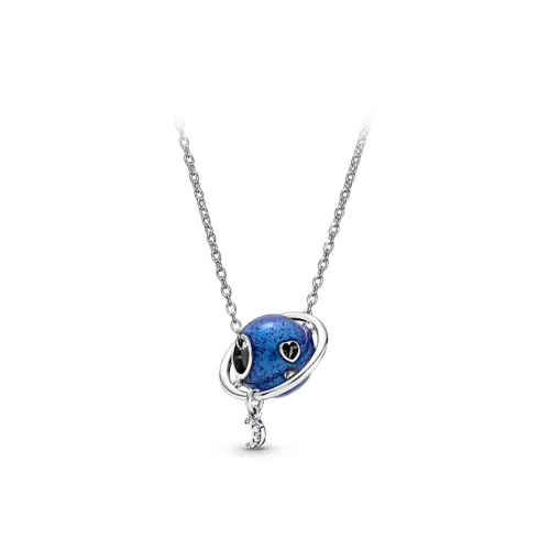 Pandora Necklaces Women's Silver Blue