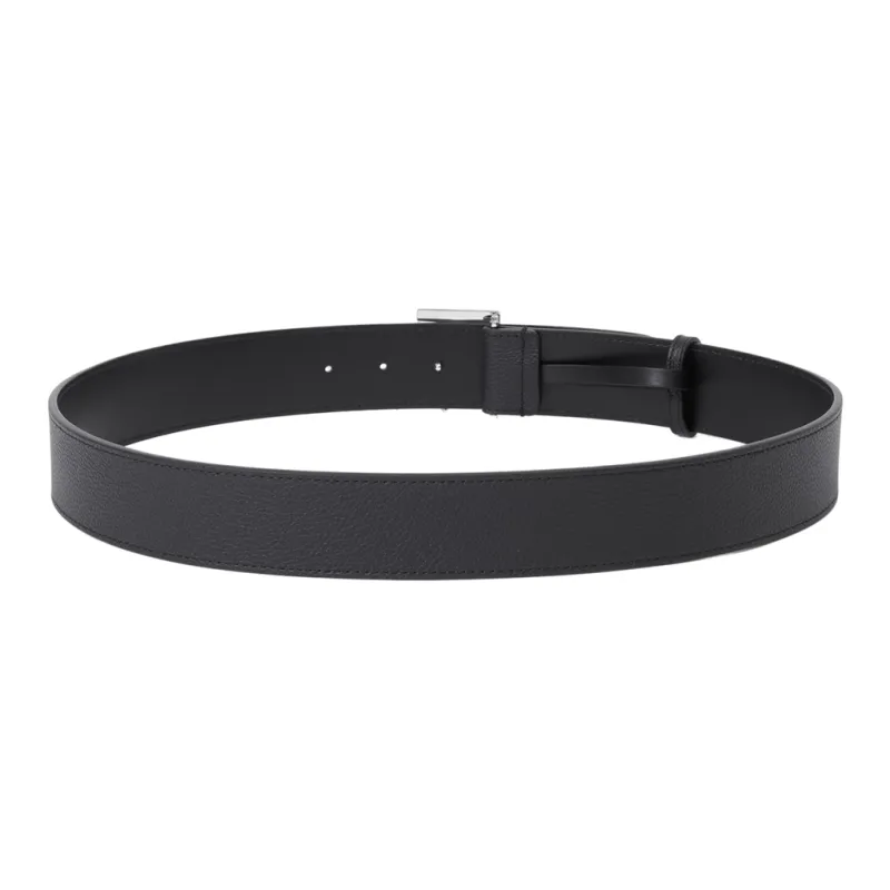 Burberry Tb Buckle Belt Pebbled Calfskin-1