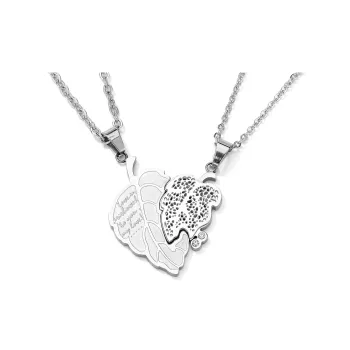 GENANX Necklaces Unisex Silvery White