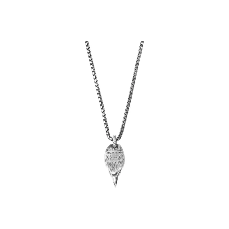 GUCCI Necklaces Women's Silver-4