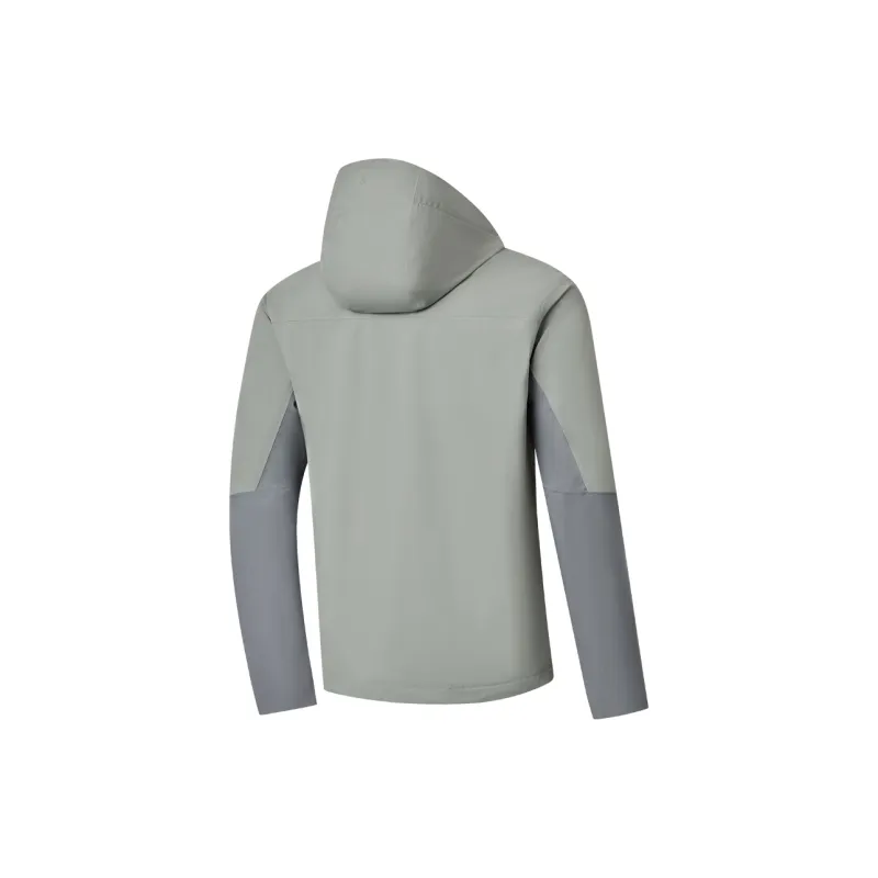 QIAODAN Mountain God Series Windbreaker Jackets Men Wander Gray-4