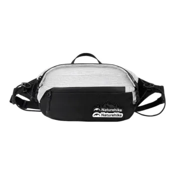 NATUREHIKE Polyamide Sling Bag, Fanny Pack, Crossbody Bag Regular Unisex Moonlit White