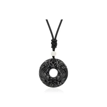 Moon Jewelry Agate Necklaces Unisex