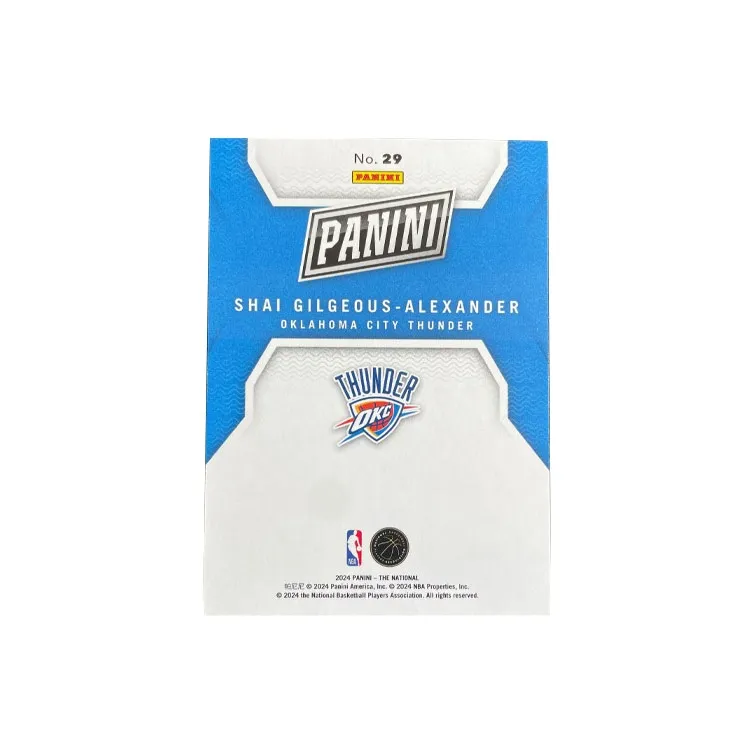 PANINI 2024 Thunder SGA Alexander 52/99 Player Card Product Access Sports Cards 1 Pc-1
