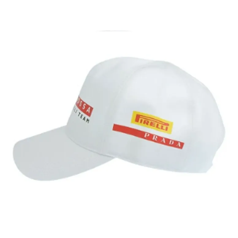 PRADA Cotton Baseball Caps Unisex White-2