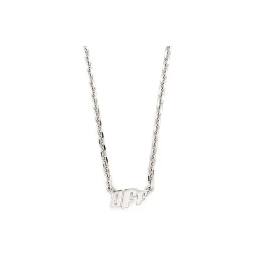 OFF-WHITE Necklaces Men Silver