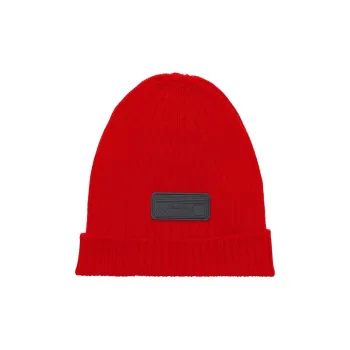 PRADA Logo-patch Beanie