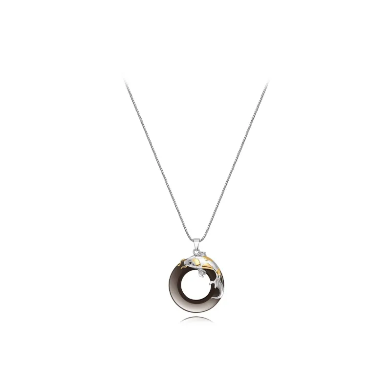 Muyan Colored Glaze Necklaces Unisex-0