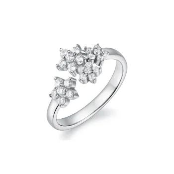 PIARA Rings Women's Silver