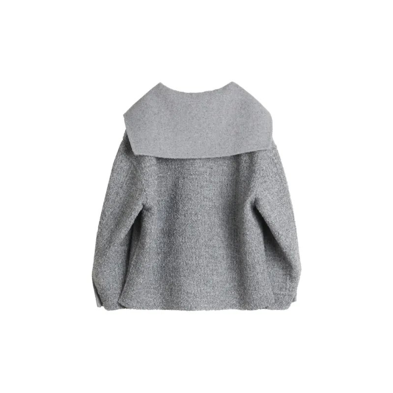 ELLE Coats Women's Medium Gray-1