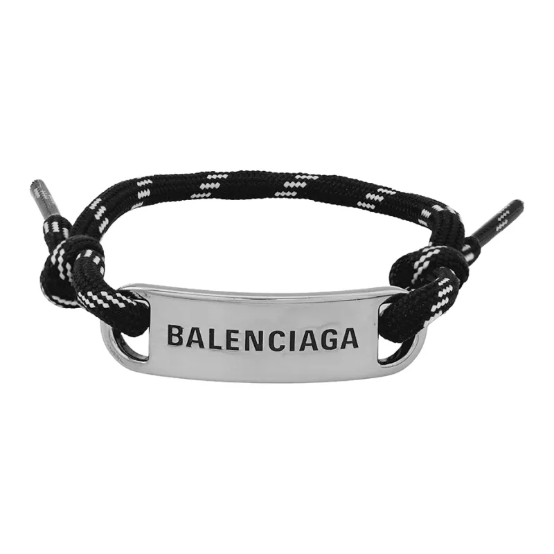 Balenciaga Logo Plaque Bracelet-1