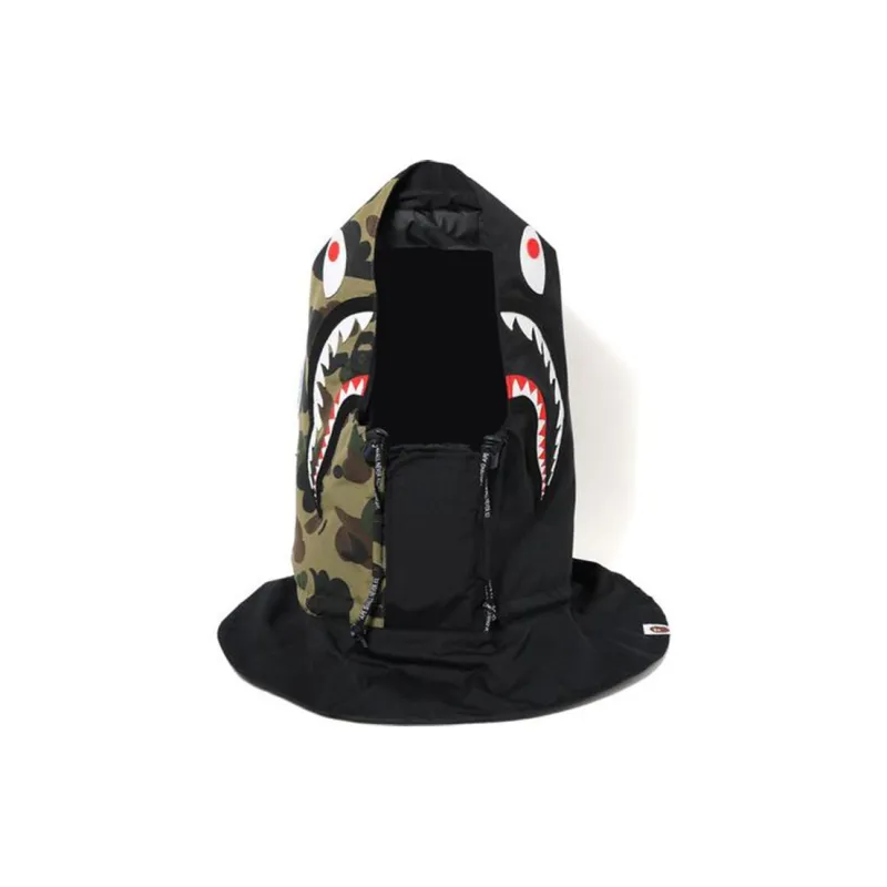 A BATHING APE Face Masks Unisex Green-2