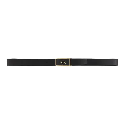 ARMANI EXCHANGE Leather Belts Men Black